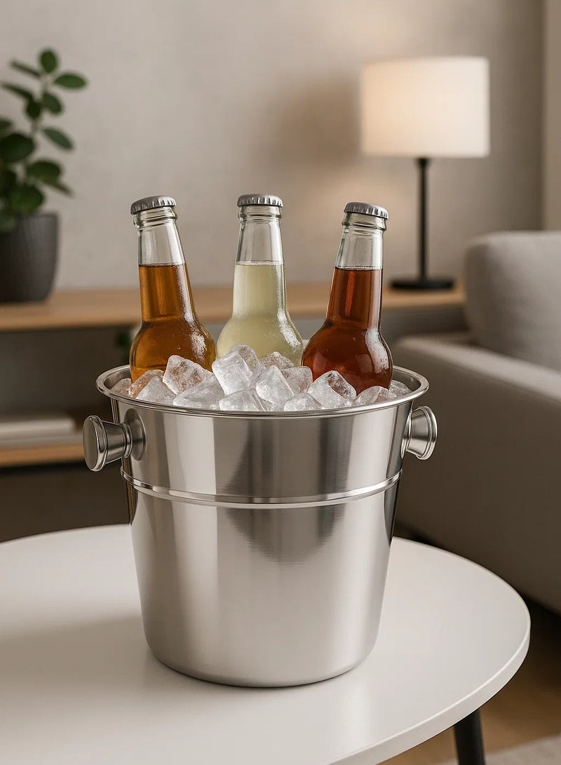 LOFT ICE BUCKET,L23.5XP21.8XH21CMS,,SILVER,STAINLESS-150285  - Image 1