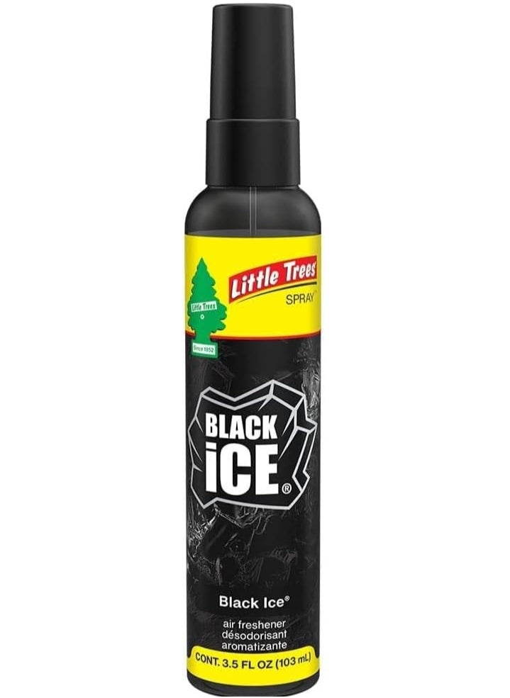 LITTLE TREES Little Trees Spray Black Ice  Air Freshener, 103 ml  - Image 1