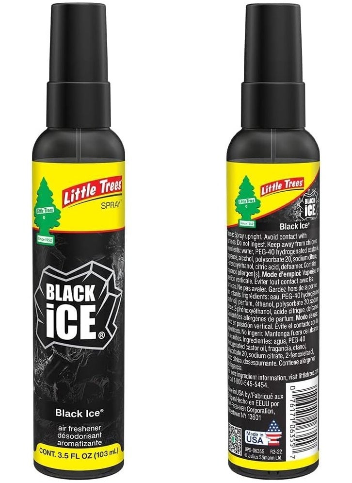 LITTLE TREES Little Trees Spray Black Ice  Air Freshener, 103 ml  - Image 2