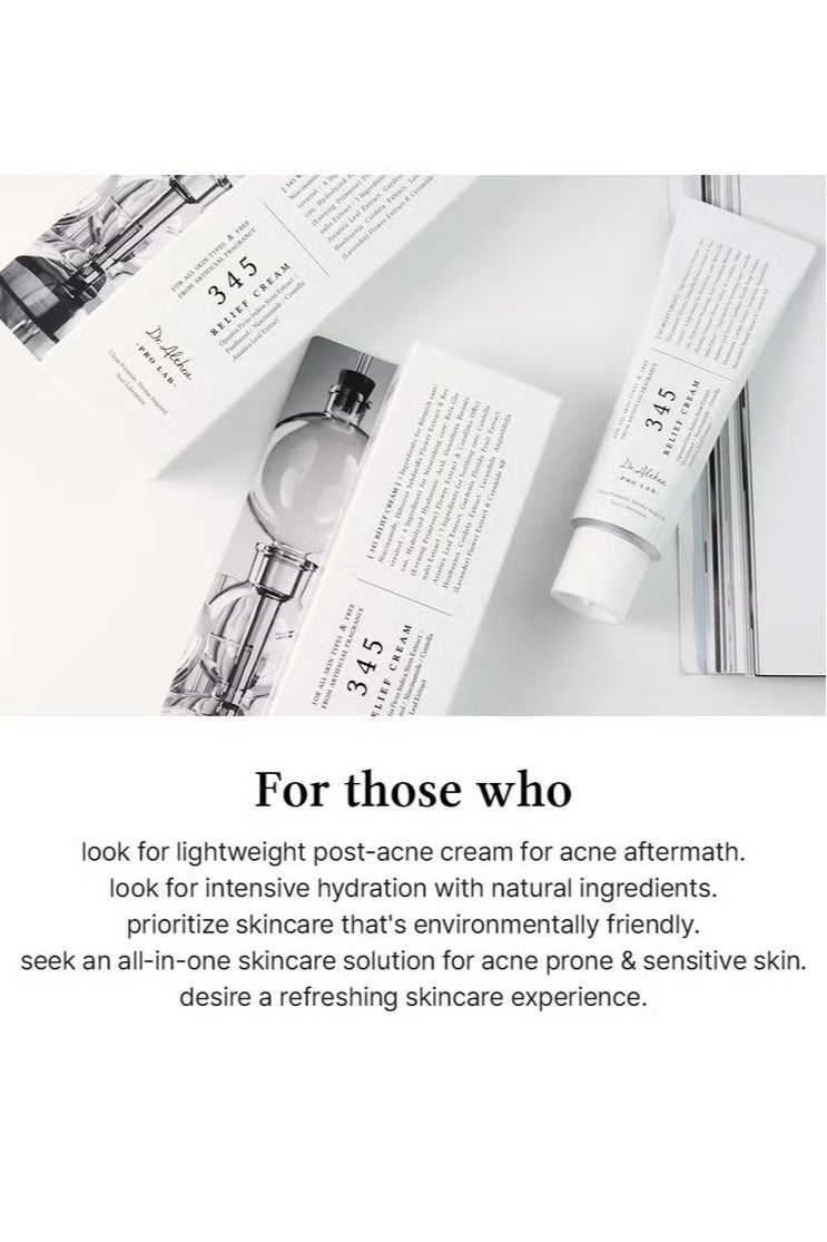 ألتو كريم برو لاب دكتور ألثيا 345 ريليف، مرطب يومي للوجه، عناية بتخفيف العيوب، ترطيب وتلطيف، مع النياسيناميد والبانثينول، عناية كورية نباتية لجميع أنواع البشرة، 50 مل، 1.7 أونصة سائلة - Image 3