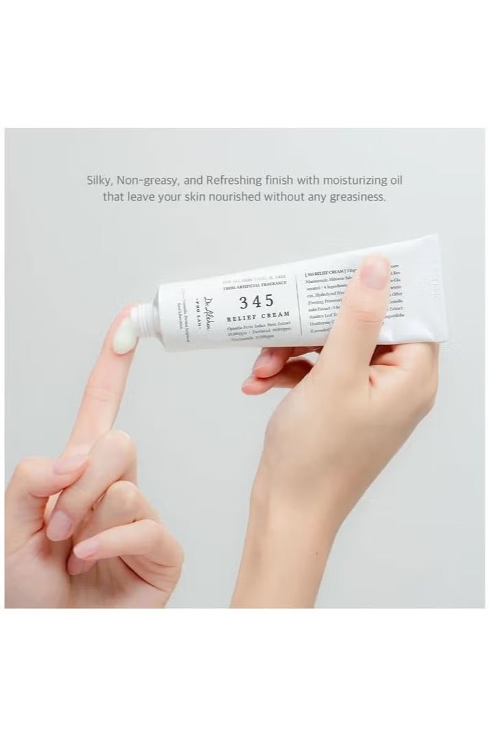 ألتو كريم برو لاب دكتور ألثيا 345 ريليف، مرطب يومي للوجه، عناية بتخفيف العيوب، ترطيب وتلطيف، مع النياسيناميد والبانثينول، عناية كورية نباتية لجميع أنواع البشرة، 50 مل، 1.7 أونصة سائلة - Image 4