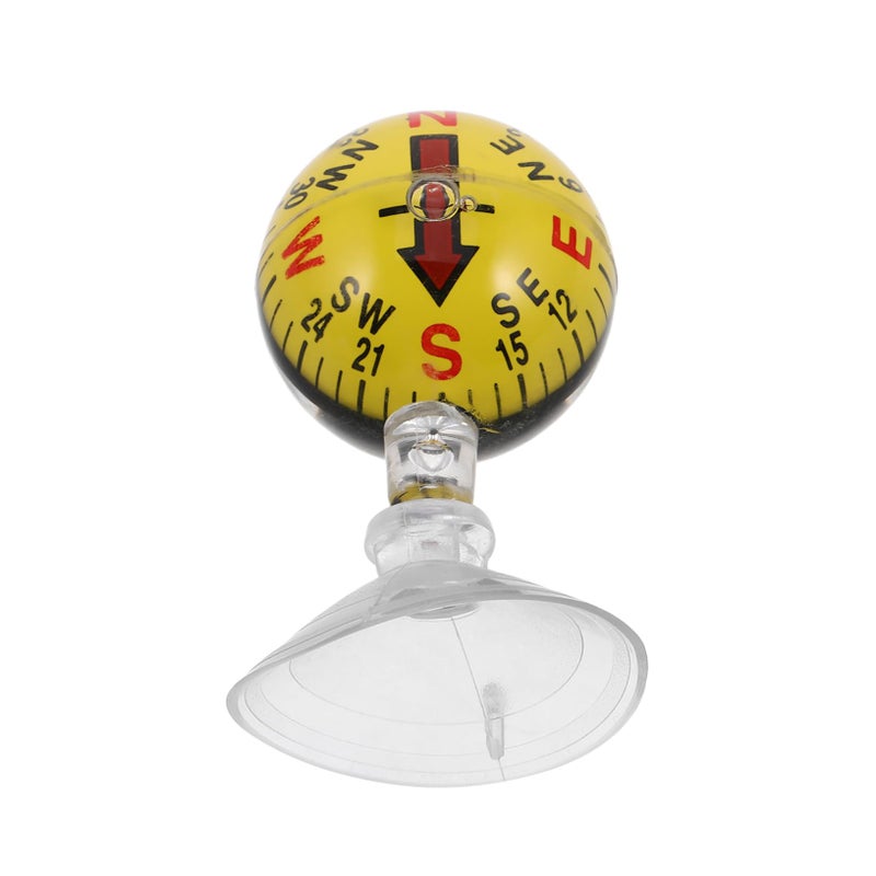 Suction Cup Car Dashboard Compass Portable Navigation Tool For Outdoor Activities - Image 2