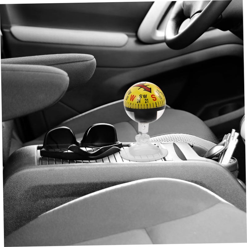 Suction Cup Car Dashboard Compass Portable Navigation Tool For Outdoor Activities - Image 4