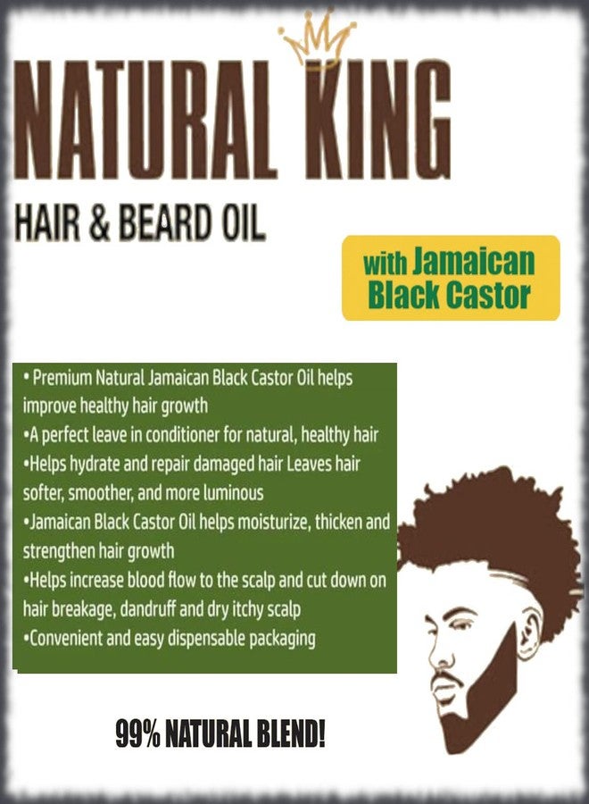 SFC Natural King Pro-Growth Hair & Beard Oil with Jamaican Black Castor Oil 7.1 oz. (PACK OF 2) - Image 3