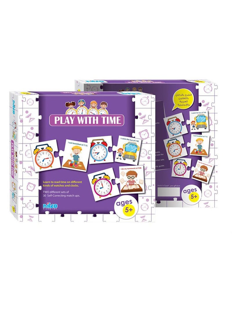 nilco Nilco - Educational Cards Play With Time 60 Pcs 