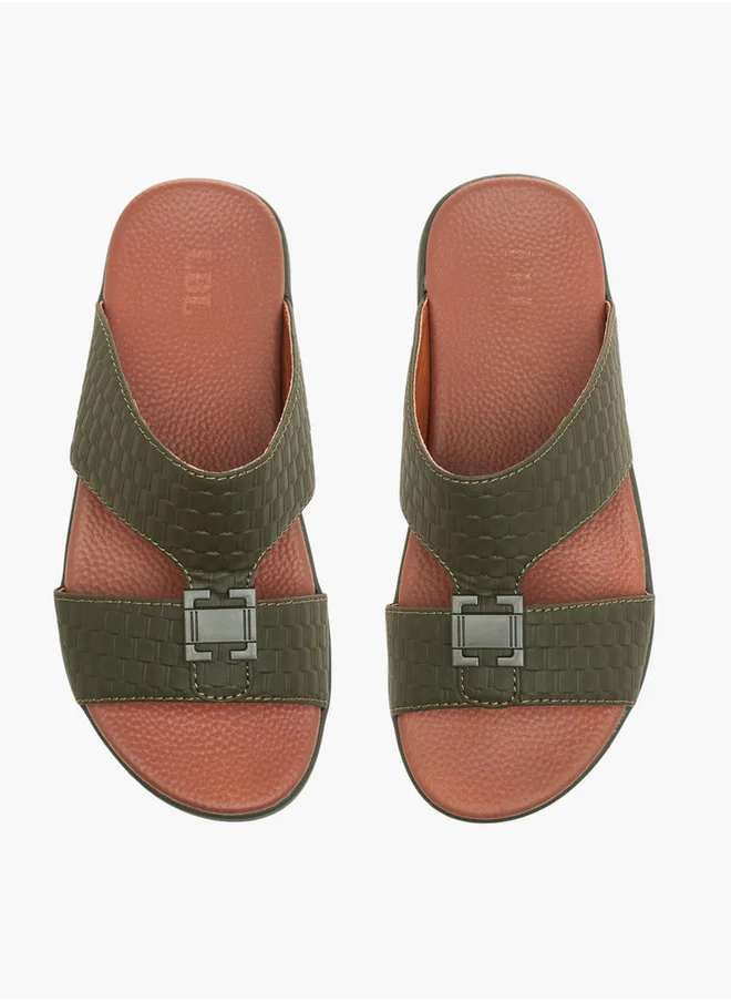LBL by Shoexpress Metal Accent Slip-On Arabic Sandals