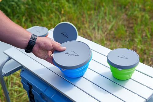 Alpine Mountain Gear Collapsible Silicone Bowl (Large (Blue)) - Image 5