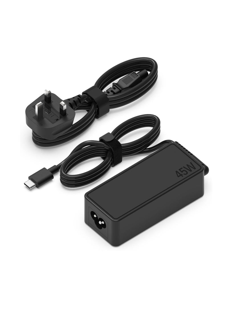 45W 20V 2.25A Type-C USB-C Lenovo ThinkPad X1 Tablet/Dell/HP/Google Chromebook/Asus zenbook3 Replacement Charger