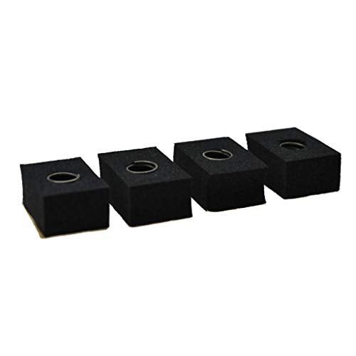 KAISH Pack of 4 Bass Pickup Height Foam Pickup Height Adjustment Pads with Springs for P Bass or Jaquar Pickups - Image 3