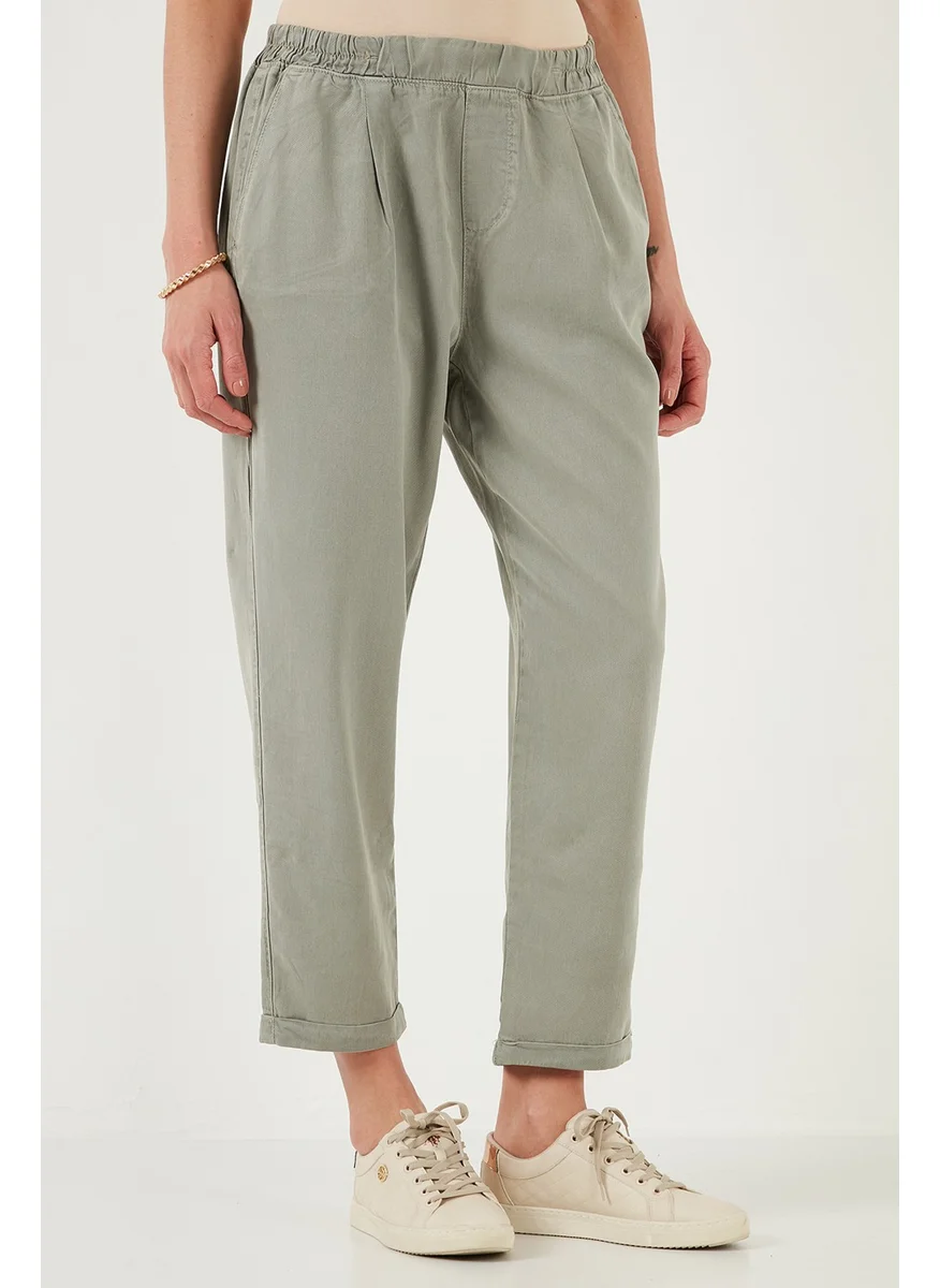 Lela Slim Fit Normal Waist Straight Leg Trousers Women's Trousers 668yp5372