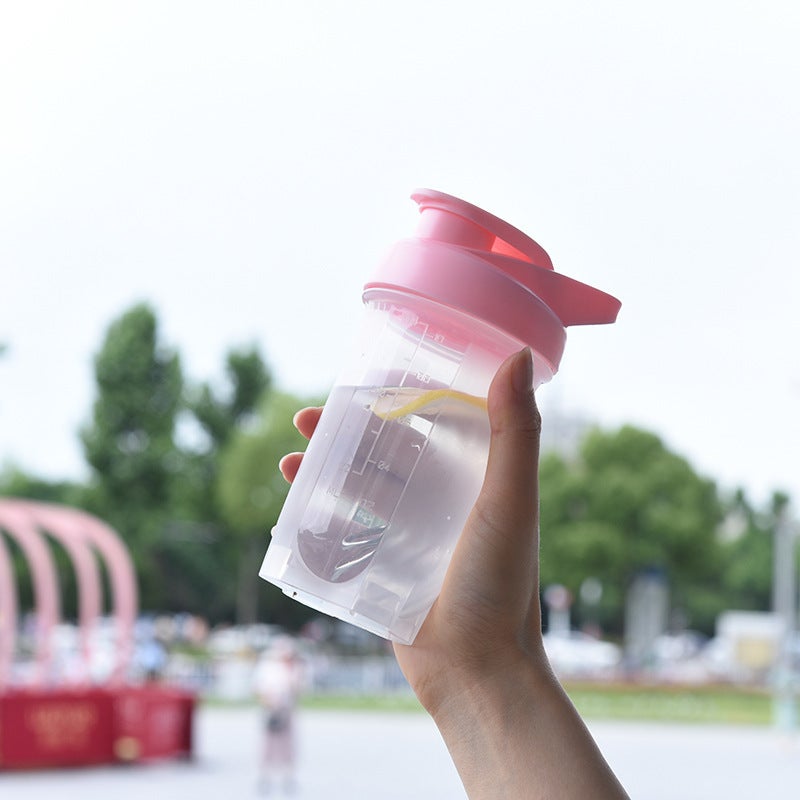 300ml Kids Portable Sports Shaker Bottle Red 