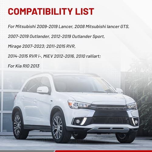 RED WOLF مجموعة أسلاك راديو السيارة لميتسوبيشي 2009-2019 لانسر، 2008 ميتسوبيشي لانسر GTS، 2012-2019 أوتلاندر سبورت 20 دبوس لتثبيت مشغل CD بعد السوق، - Image 2