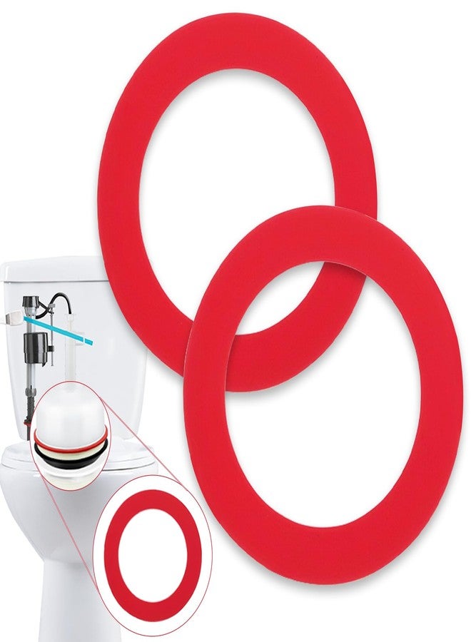 RNTKAB Flush Valve Seal for Mansfield 210/211 Flush Valve - 2-Pack Toilet Gasket Replacement Parts - Upgraded Leak-Proof Silicone 630-0030 Seal - Image 1