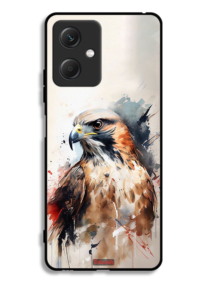 Tolwak Xiaomi Redmi Note 12 Protective Case Cover Eagle Abstract Art - Image 2