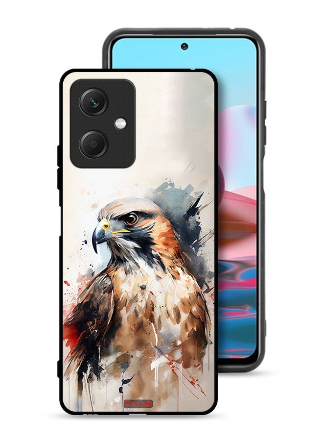 Tolwak Xiaomi Redmi Note 12 Protective Case Cover Eagle Abstract Art - Image 1