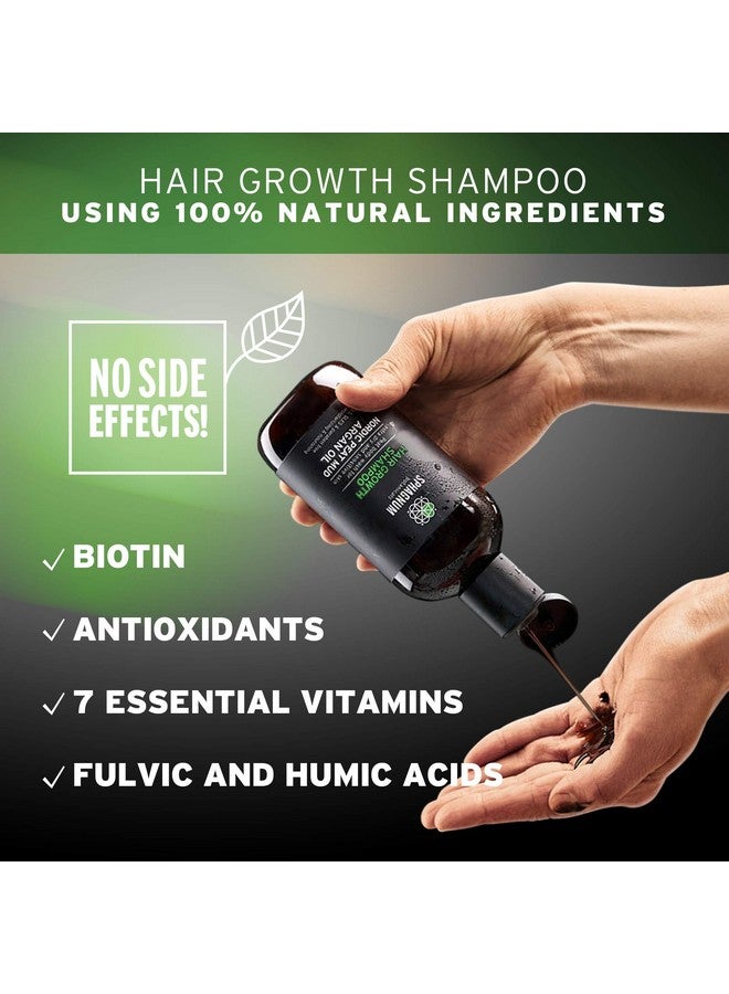 Sphagnum Botanicals Hair Growth Shampoo and Conditioner - Natural Argan Oil Treatment with Effective Peat Mud for Thin and Damaged Hair. No SLS/Parabens. Powerful Organic DHT Blocker. Best for Hair Loss… - Image 3