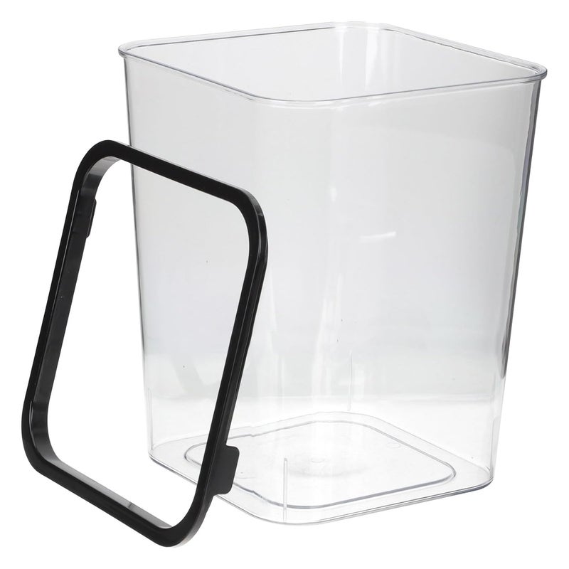 Square Waste Bin 15l Plastic Garbage Container for Bedroom Bathroom Kitchen Storage Organizer - Image 1