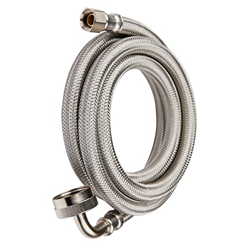 EFIELD Appliance Accessories Dishwasher Hose with 90 Degree FGH Elbow, 4 Feet Length,Water Supply Line, Premium Braided Stainless Steel,(HOSE010) - Image 4