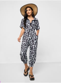 ELLA Printed Beach Cover Up  - Image 1