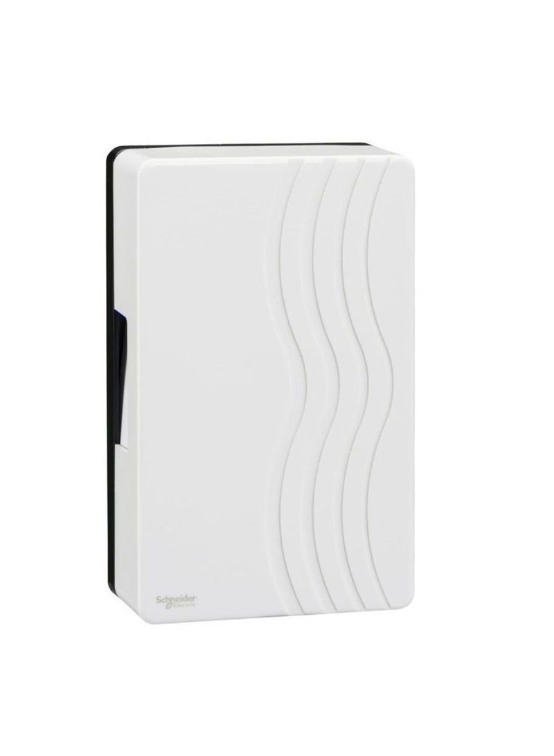 Schneider Electric 2-Wire Mechanical Door Bell Chime 10.8 x 5 x 17.4cm 220V