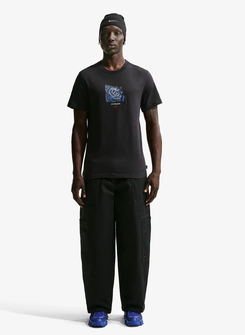 Nike BLACK Psg Banner T-Shirt for Men | Best Price UAE
