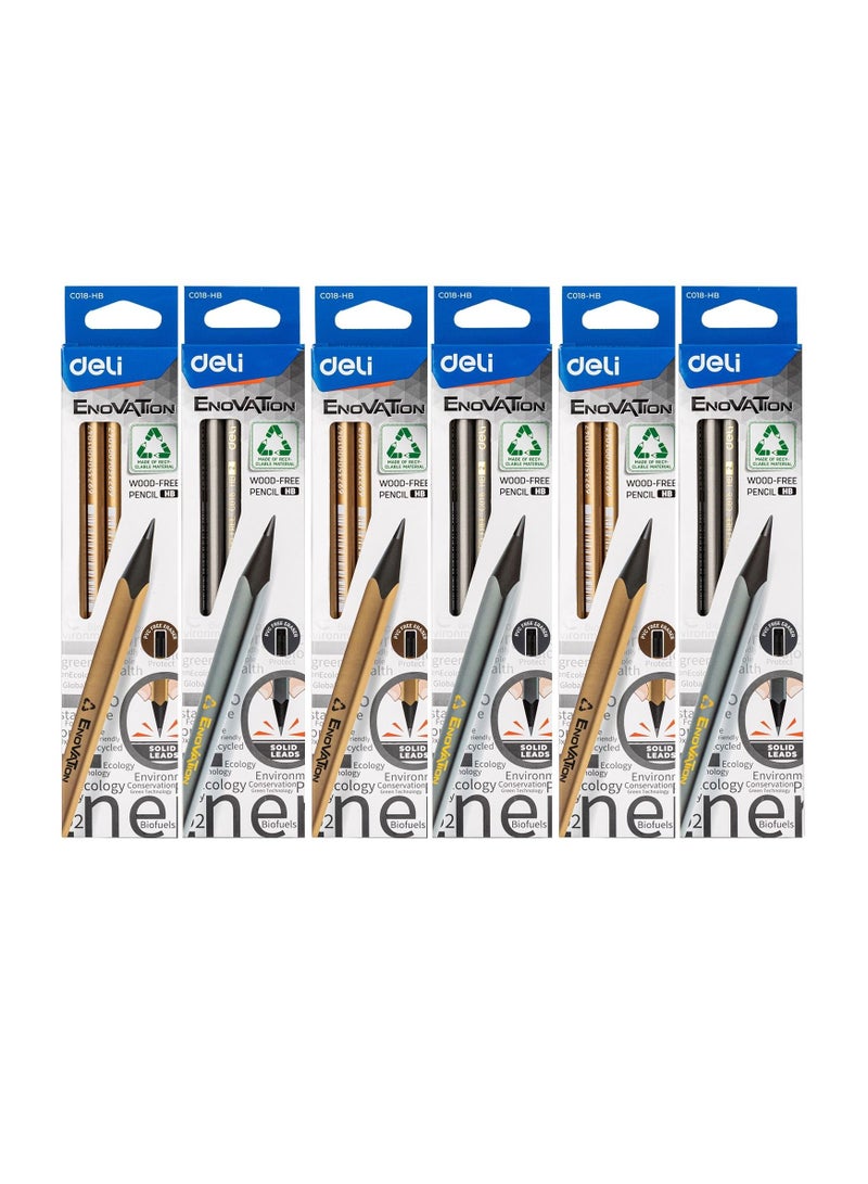 Deli 72-Piece Enovation Graphite Pencils - Image 1