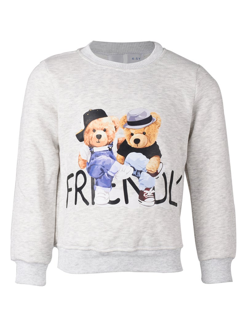 TOTSA Friendly Bears grey sweatshirt  - Image 2