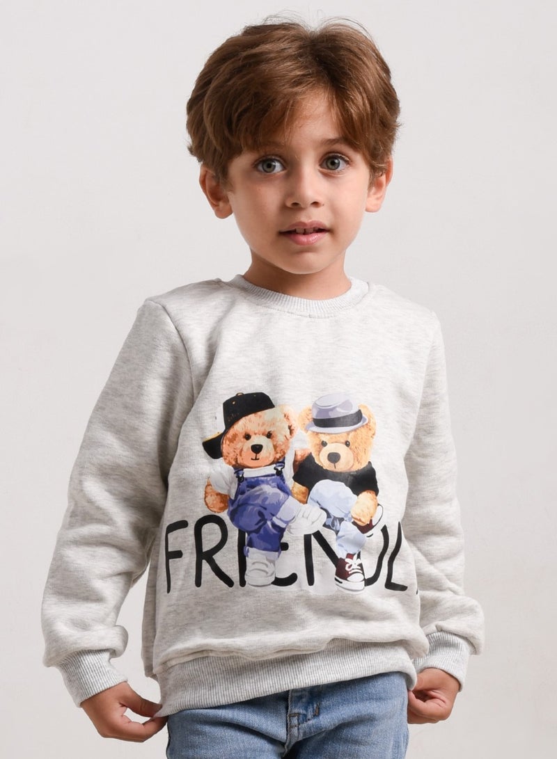 TOTSA Friendly Bears grey sweatshirt  - Image 1
