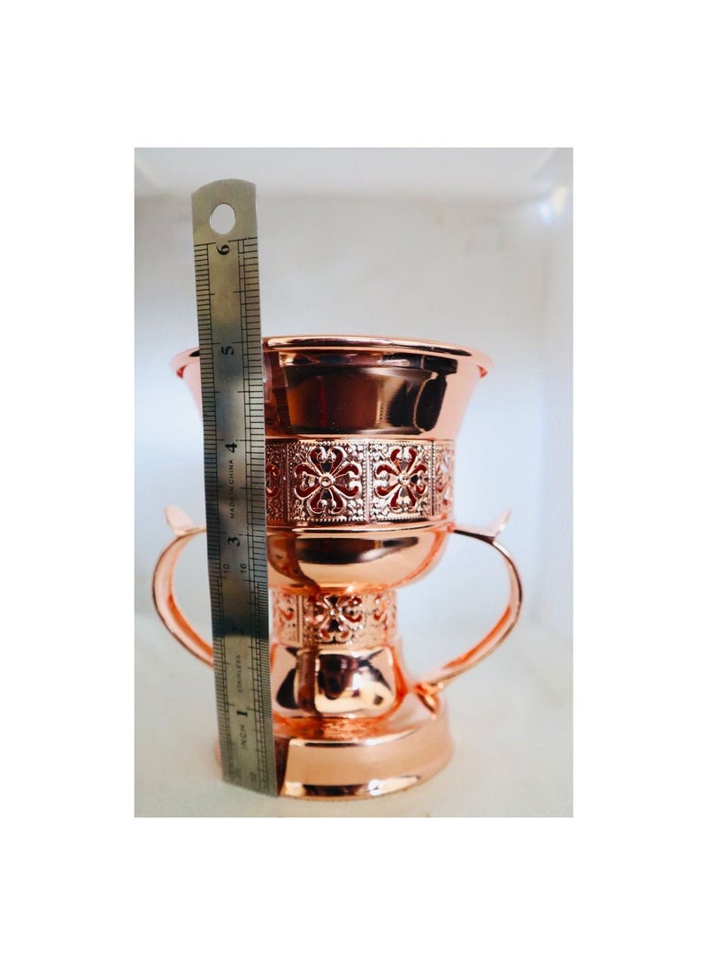 PARO OUD موقد بخور فحم، لبخور عود - تصميم فاخر، فضي وذهبي اختياري، ذهب ديغ-لو - Image 3