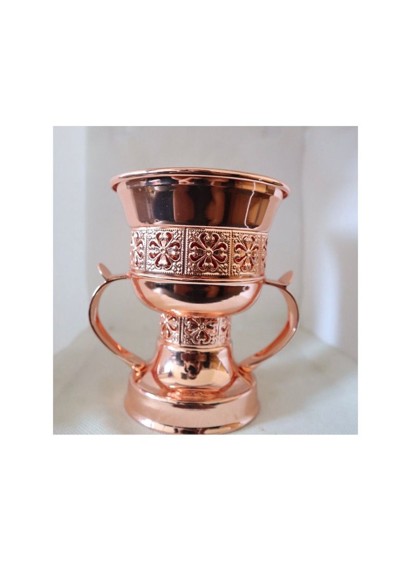 PARO OUD موقد بخور فحم، لبخور عود - تصميم فاخر، فضي وذهبي اختياري، ذهب ديغ-لو - Image 2