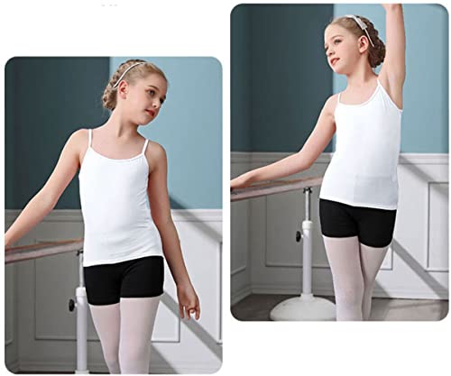 Anktry 2-8 Years Little Girls Soft Camisole Undershirts 4 Pack Kids Comfort Breathable Tank Tops, Green+white+pink+grey - Image 4