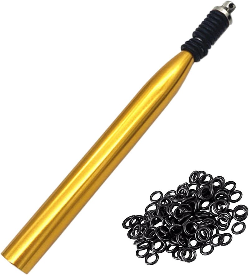 LAIBOREC Wacky Rigging Tool, Fishing Bait Rigs, Wacky Rig Ring Tool with 70PCS Worm O-Rings, Wacky Worm Kit for Senko Neko Finesse Stick Soft Baits - Image 1