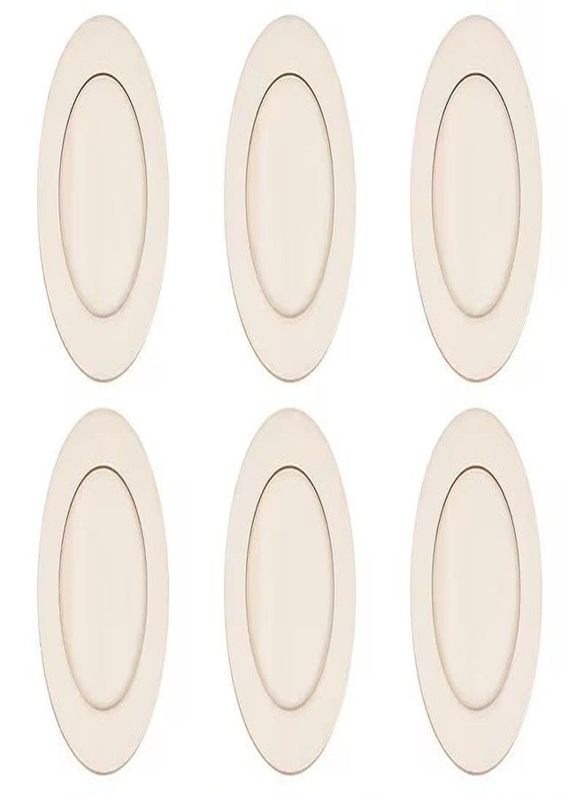 Curious Button Pack of 2 Wooden Oval Photo Frames for Tabletop Display, DIY Craft Photo Frame for Painting Decoration, Pine MDF Wooden Table Photo Frame for Home Decor Arts and Crafts Projects – 6.6X4.9 Inch - Image 1