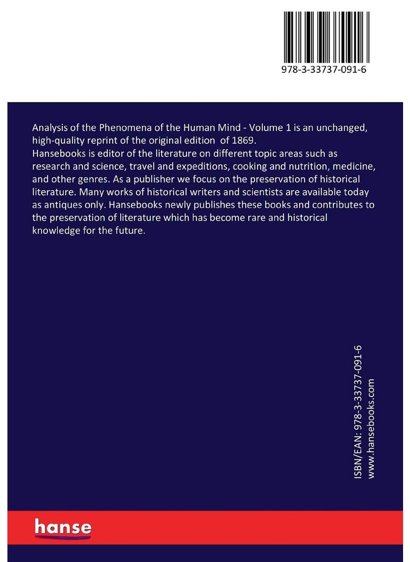 Analysis of the Phenomena of the Human Mind: Volume 1  - Image 2