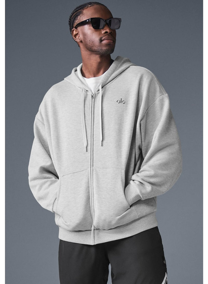 alo Versatile Zip-Up Hoodie | Wind-Resistant & Breathable for Commuting and Training - Image 1