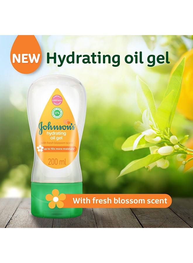 Johnson's Baby Hydrating Oil Gel With Fresh Blossom Scent - 200 ml - Image 2