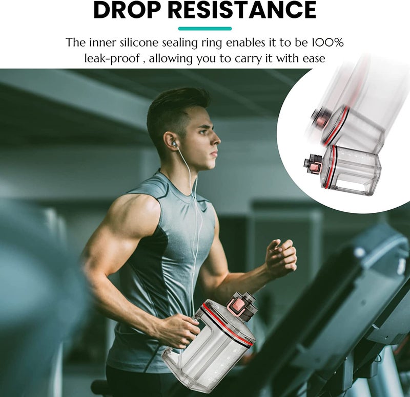 Arcanine Arcanine 22L Large Water Jug Large Capacity Sports Water Bottle Leak Proof Container BPA Free Plastic with Carry Loop Fitness for Camping Workout Bike Hiking Outdoor Gym  - Image 3