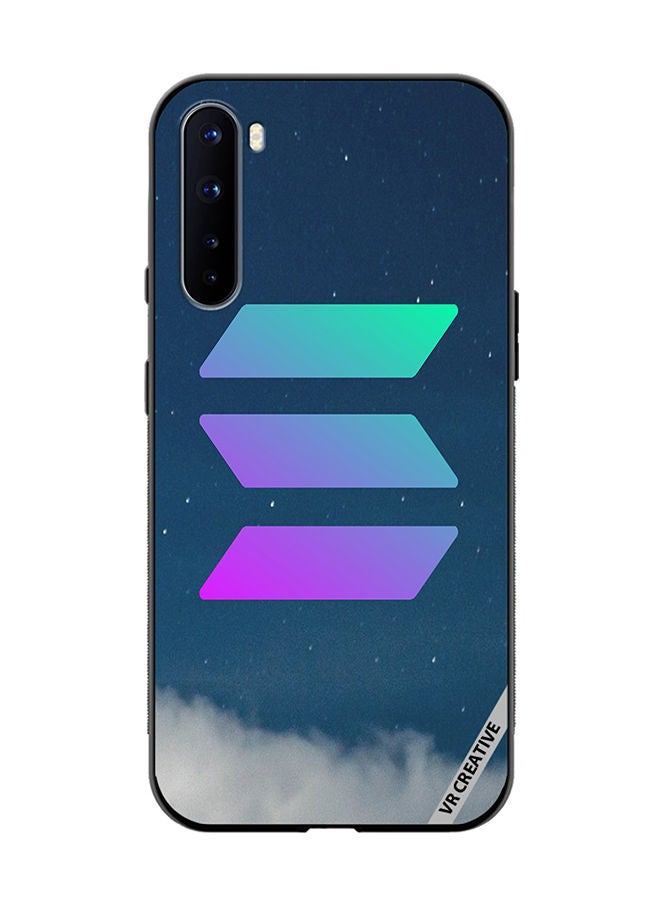 VR CREATIVE Protective Case Cover For OnePlus Nord Solana Design Multicolour - Image 1
