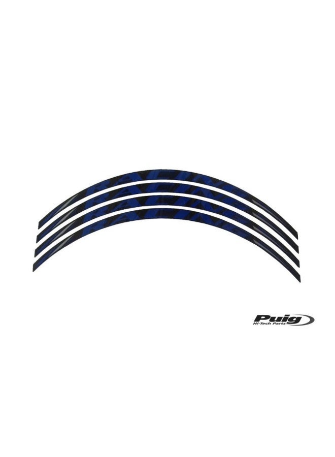Puig KIT 8 RIM STRIPS PREMIUM C/Blue - Image 1