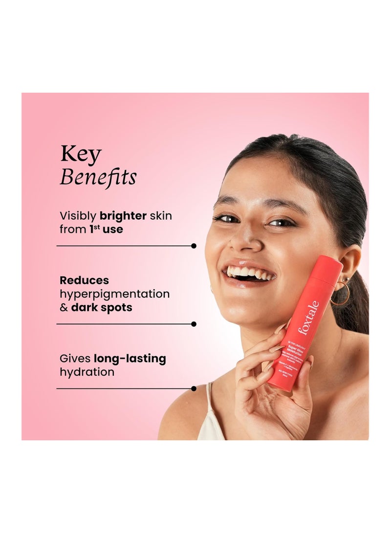 foxtale Vitamin C Super Glow Moisturizer with Niacinamide & Peptides, Visibly Reduces Pigmentation, Enhances Skins Radiance Instantly, For All Skin Types, Women & Men - 50ml, Cream - Image 3
