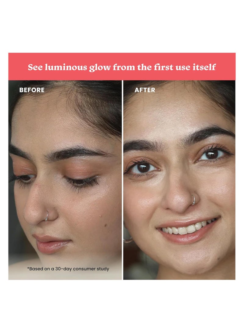 foxtale Vitamin C Super Glow Moisturizer with Niacinamide & Peptides, Visibly Reduces Pigmentation, Enhances Skins Radiance Instantly, For All Skin Types, Women & Men - 50ml, Cream - Image 5