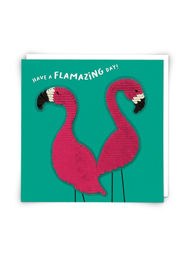 Birthday Card with Removable Sequin Patch