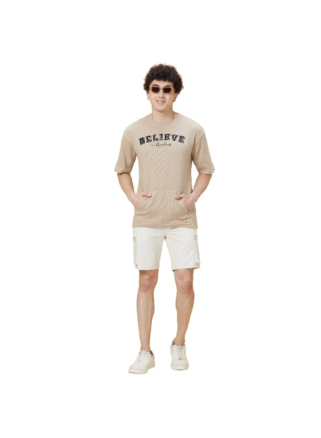 Being Human Mens Chalk None Shorts
