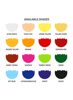 Flash Flash Epoxy Opaque Resin Concentrated Pigment Paste 16 Shades for Epoxy Resin Art - 50ml each (New Packaging)  - Image 3