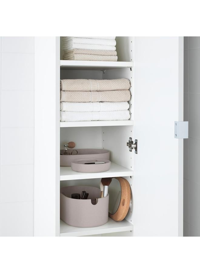 زبون صندوق تخزين مع غطاء مرآة، فلين بلاستيكي، 24×17 سم - Image 3