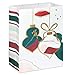 Papyrus 9 Medium Christmas Gift Bag Watercolor Ornaments 1 Bag - Image 1