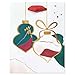 Papyrus 9 Medium Christmas Gift Bag Watercolor Ornaments 1 Bag - Image 4