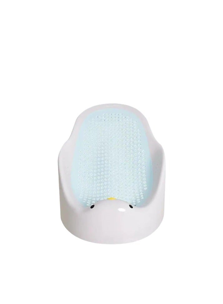 turtees Portable Baby Bather,Jelly Bath Support Silicone Mesh Bathtub for Infants - Image 1