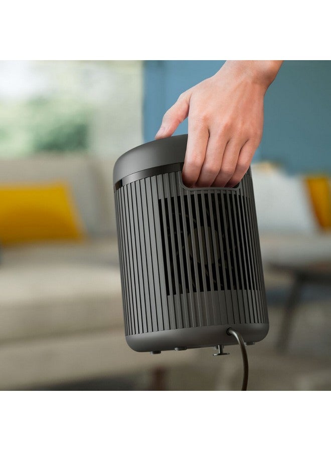 Philips 1500W 2000 Series Compact Corded Ceramic Heater Dark Grey and Black 24.9 x 17.7 x 17.2 cm CX2120/01 1500 W CX2120/01 Dark Grey and Black - Image 5