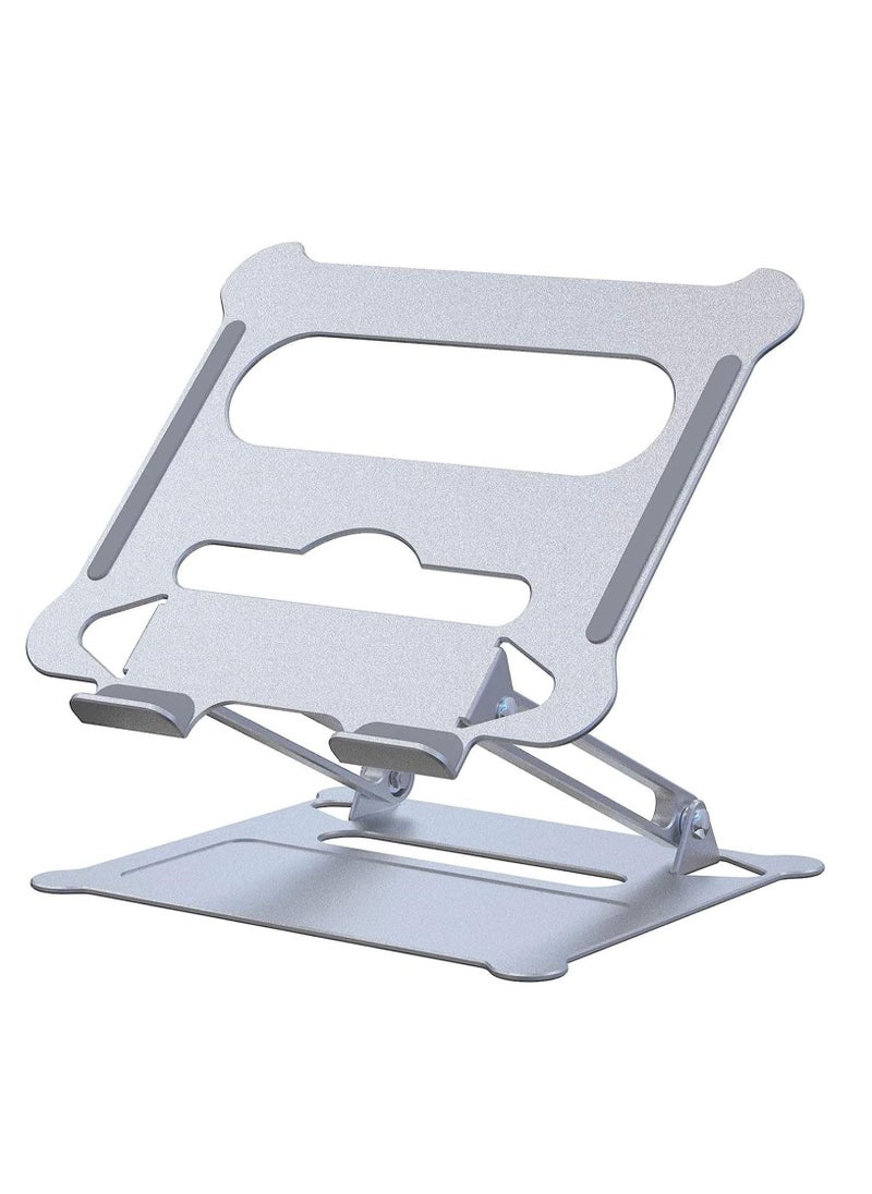 Adjustable Laptop Stand, Ergonomic Laptop Stand for Desk , Light Weight Aluminum Laptop Holder, Computer Stand Compatible with Mac MacBook Pro Air, Lenovo, HP, Dell and More 10-17.3 Inch PC Notebook - Image 1